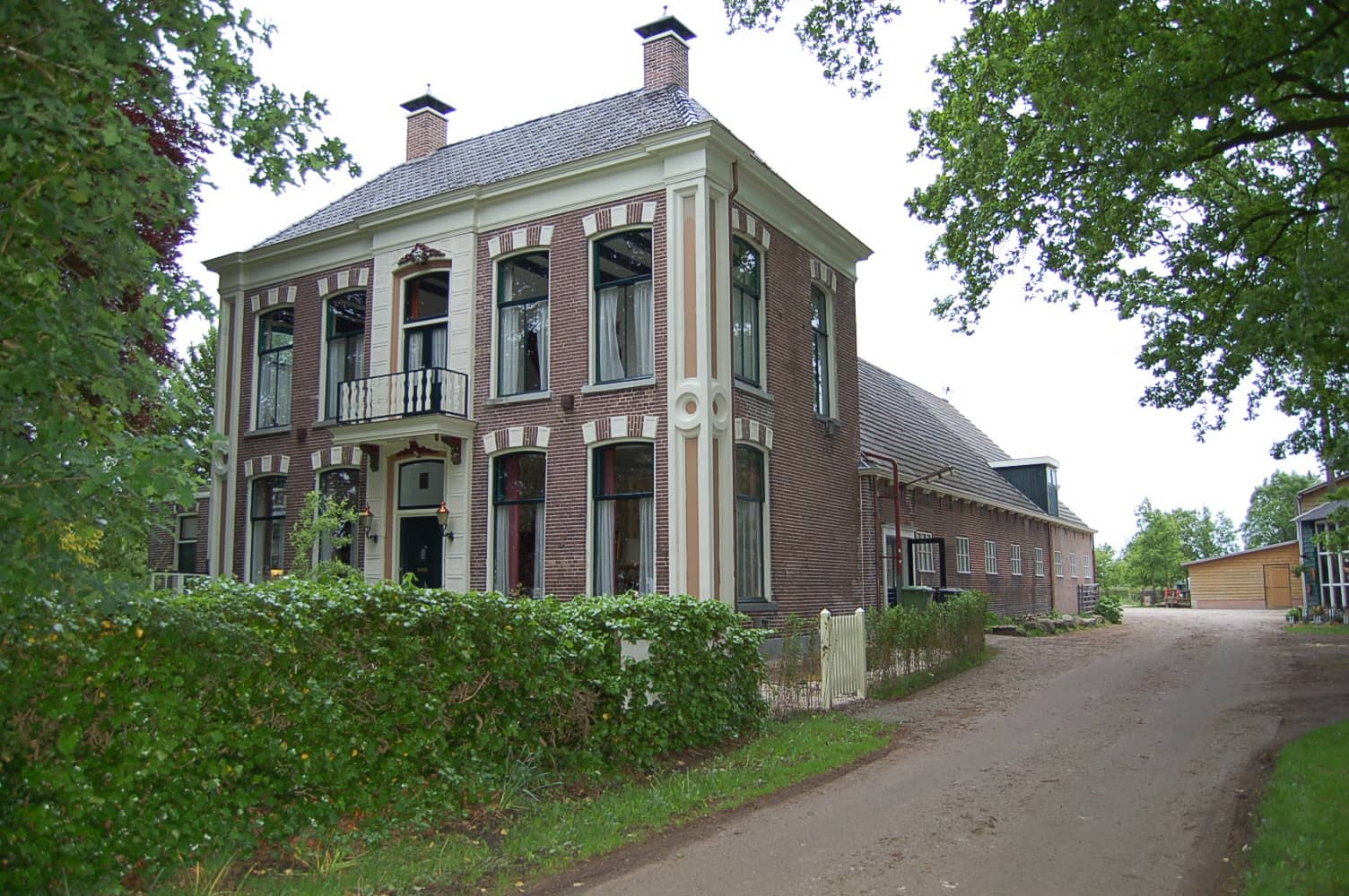 Landgoed Welgelegen aan de rand van het dorp